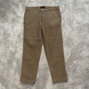 Men's Tan Cropped Pants